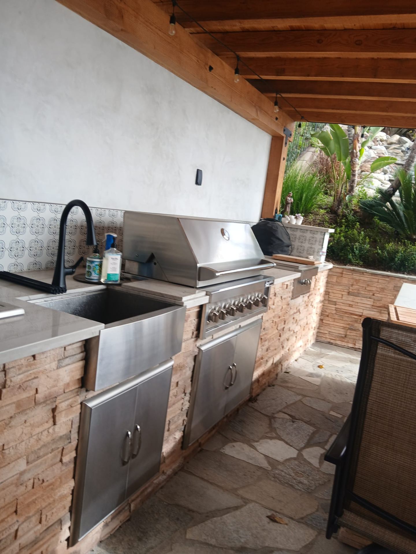 Stainless BBQ Outdoor Kitchen